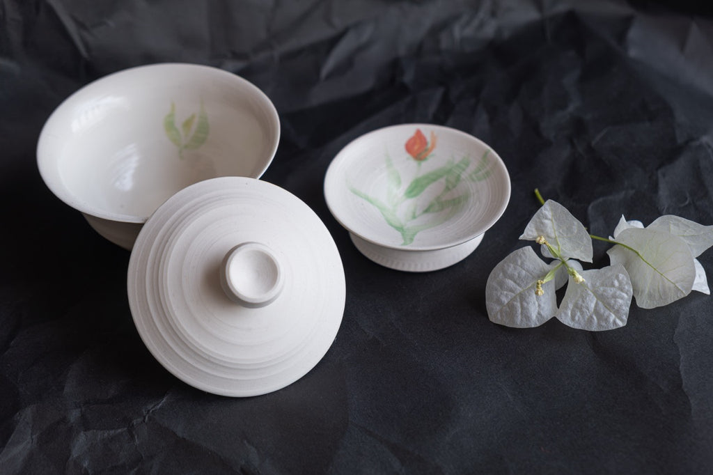 Tea Leaf Gaiwan & Scoop Set